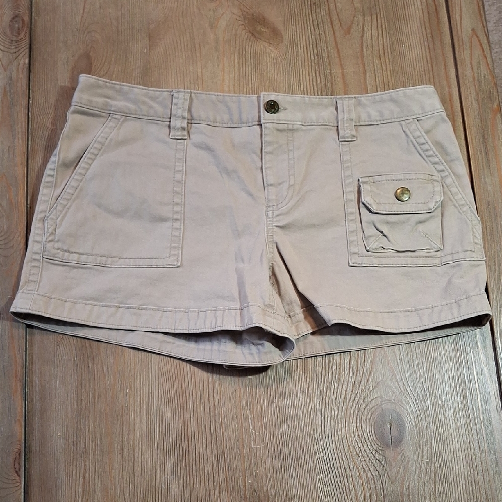 LONDONJEAN Tan Cargo Shorts Versatile Cotton Blend